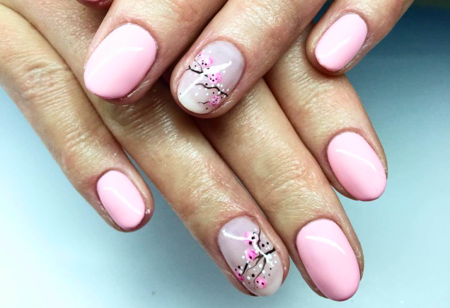 perfect sakura manicure